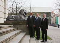 Vorstand IfU (v.r.n.l.): Prof. Dr. Dr. h.c. Ralf-Michael Ebeling, Prof. Dr. Bernd Redlich, PD Dr. Axel Stolze