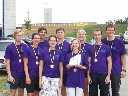 Das erfolgreiche studentische Ruderteam aus Halle
Foto: privat 