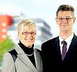 Kornelia Lührmann und Clemens Cord Lührmann (v. l. n. r.)