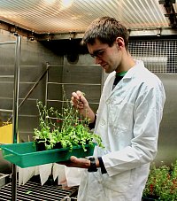 Kai Steffen Bartusch: Arbeiten in der Klimakammer (Foto: privat)