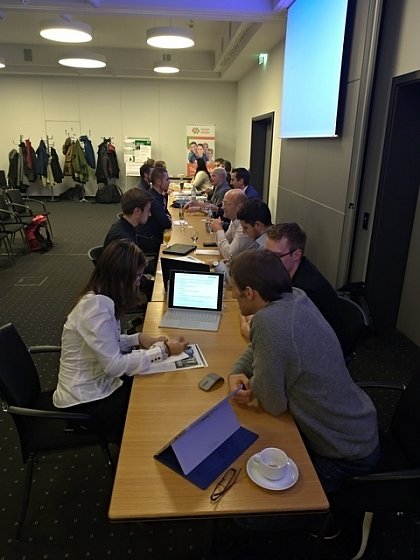 Beim Speed-Dating lernten Studenten und Firmen sich kennen.