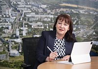 Jana Kozyk, Geschäftsführerin GWG Halle-Neustadt