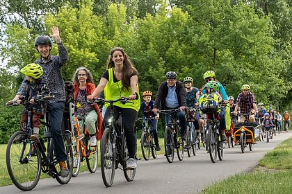Radtour zum Auftakt der ABC im vergangenen Jahr (Foto: Maike Glöckner)